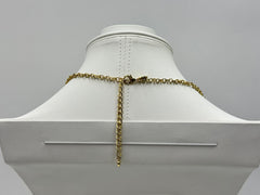 Colleen Lopez Goldtone "My Favorite Things" Butterfly Magnifying Glass Drop Necklace, 38" +3"