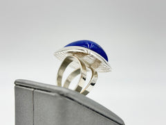 Jay King Sterling Silver Dome Lapis Lazuli Statement Ring, Size 6