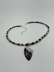 Jay King Sterling Silver Multicolor Agate Beaded Pendant Necklace 18”