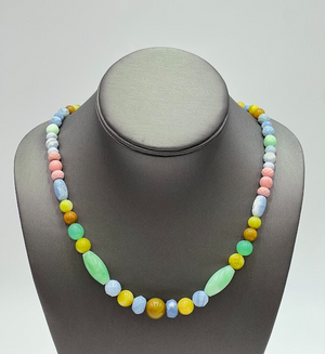 Jay King Sterling Silver Multi-gemstone Beaded Necklace, 18"