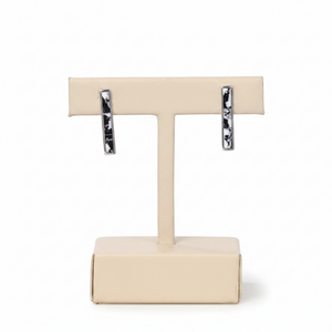 Chaco Canyon Sterling Silver White Howlite Bar Post Earrings