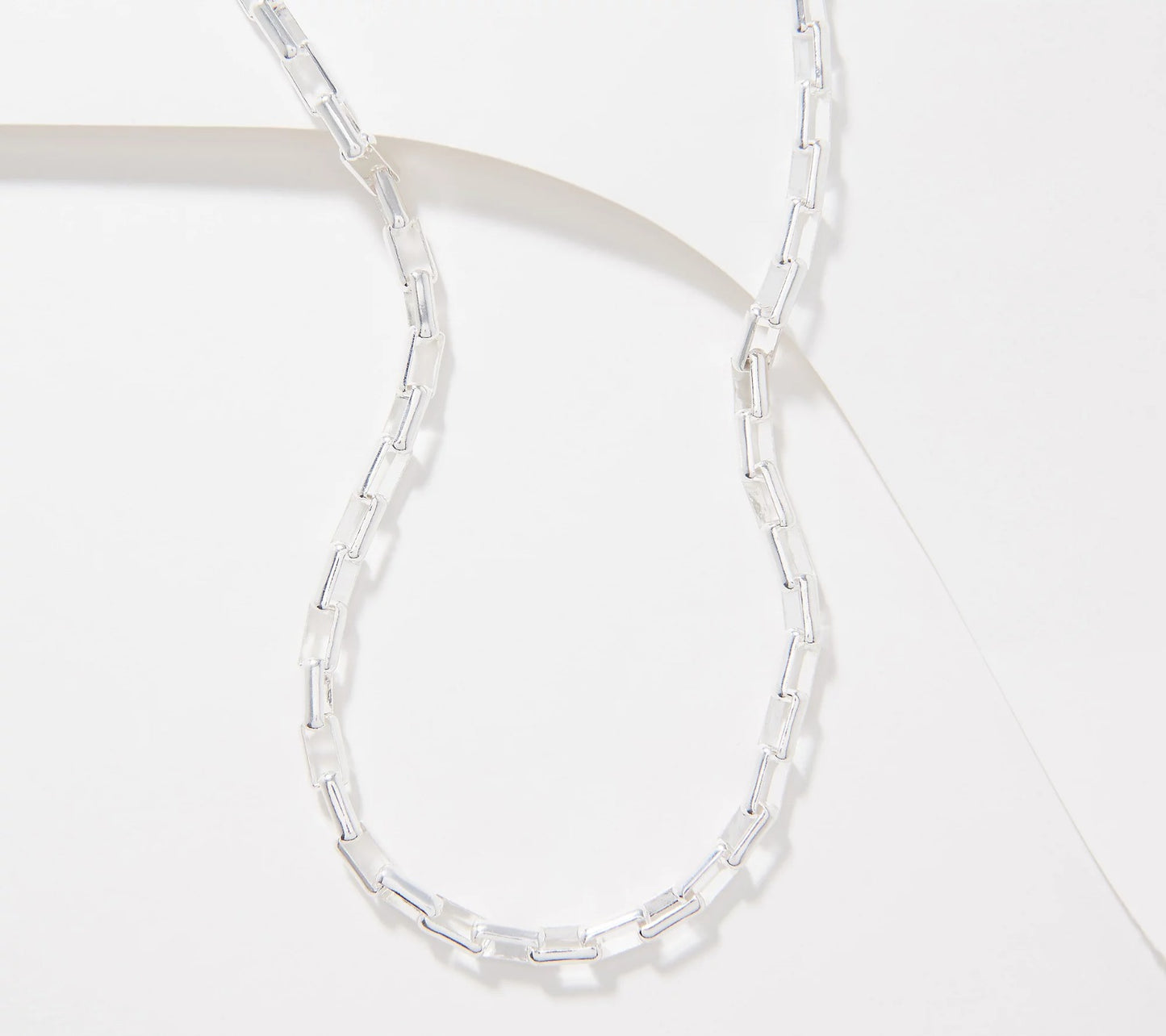 UltraFine Silver 18" Polished Bold Link Necklace, 32.5g