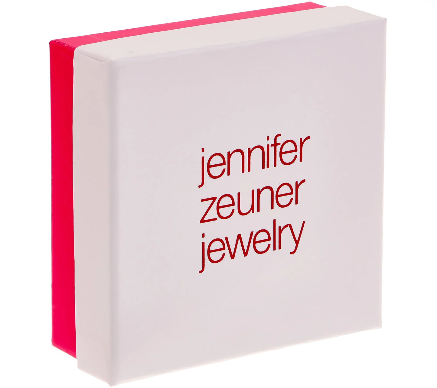 JZ by Jennifer Zeuner 18K Plated Sterling Silver Icon Necklace, Size 36"