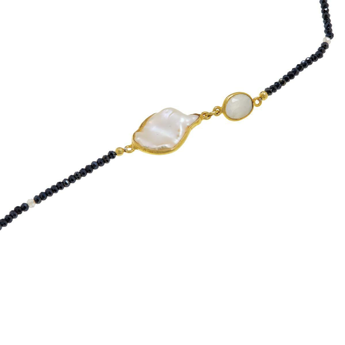 Colleen Lopez 36" Cultured Pearl and Multi-Gemstone Beaded Necklace