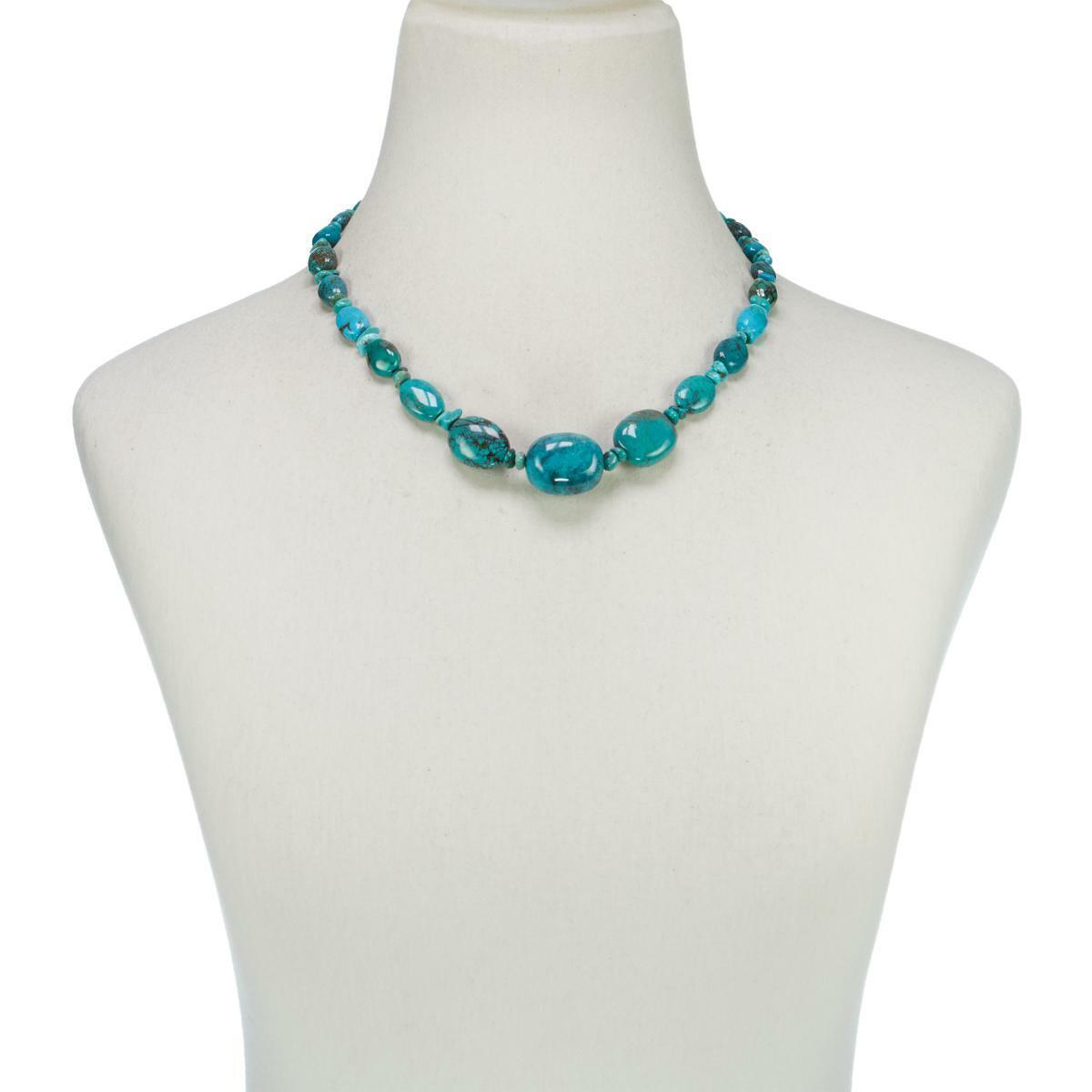 Jay King Azure Peaks Turquoise 18-1/4" Sterling Silver Necklace