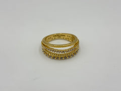 Baublebar Goldtone Eternity Stack Ring, Size 7