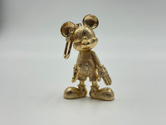 Baublebar Goldtone Mickey Satin Finish, Keychain