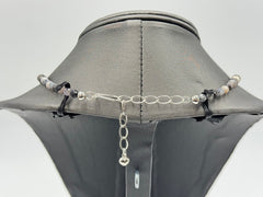 Jay King Sterling Silver Multicolor Agate Beaded Pendant Necklace 18”