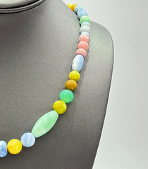 Jay King Sterling Silver Multi-gemstone Beaded Necklace, 18"