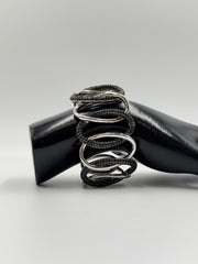 HSN Sterling Silver Spinel Loop Bracelet, 6"