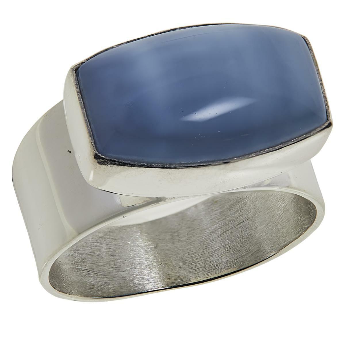Jay King Sterling Silver Blue Opal Ring, Size 6