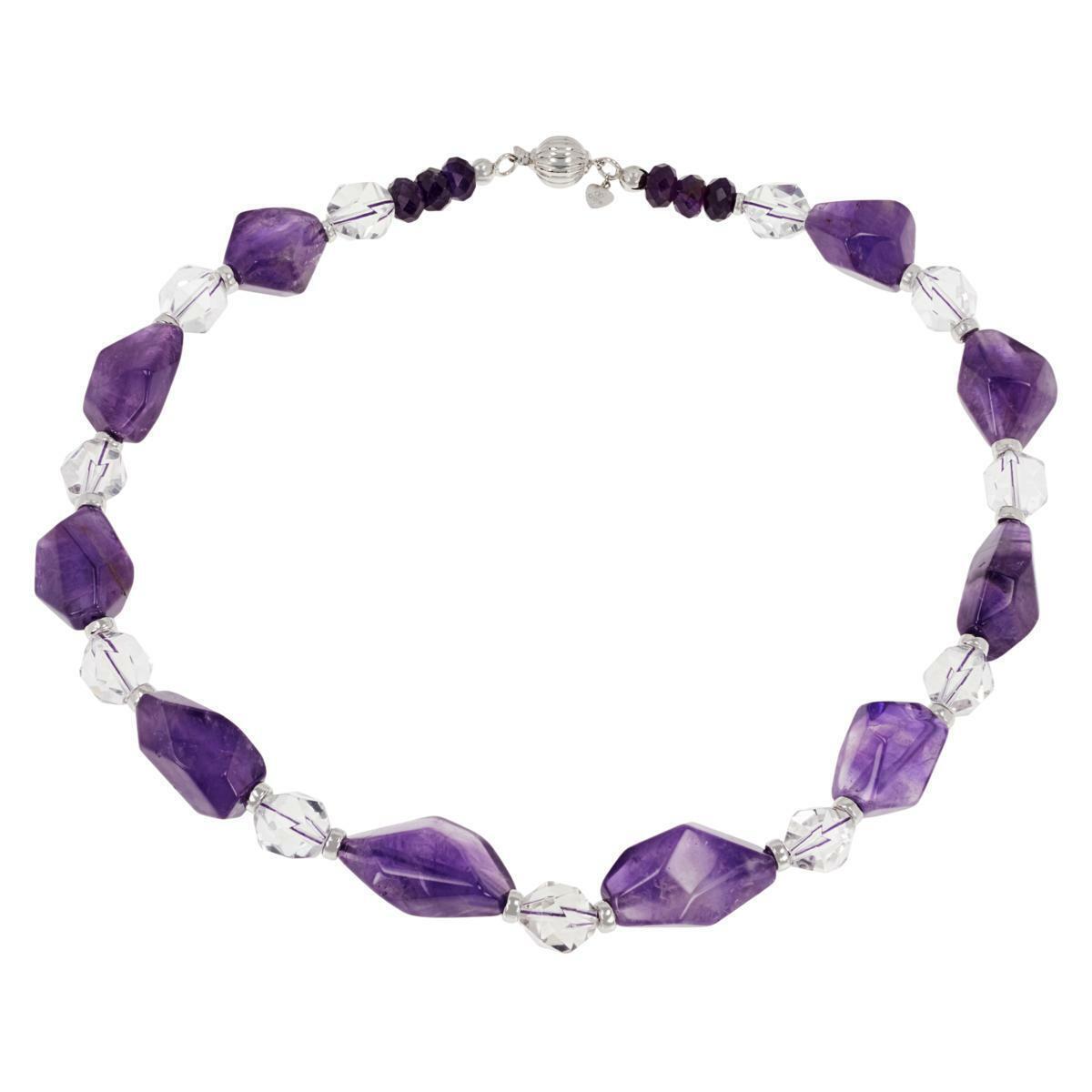 Colleen Lopez 925 parts per 1000 Purple Necklace Agate -1