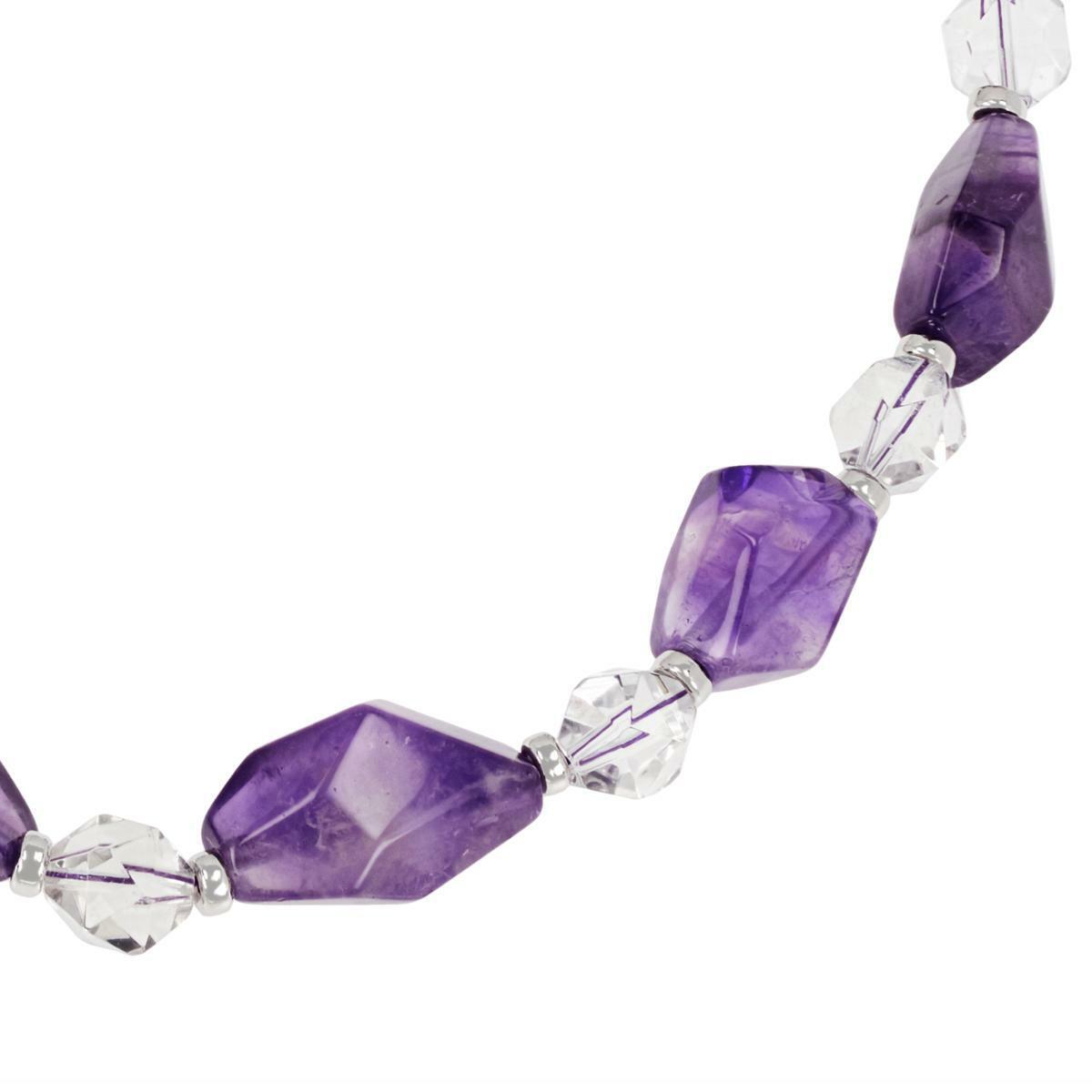 Colleen Lopez 925 parts per 1000 Purple Necklace Agate -1