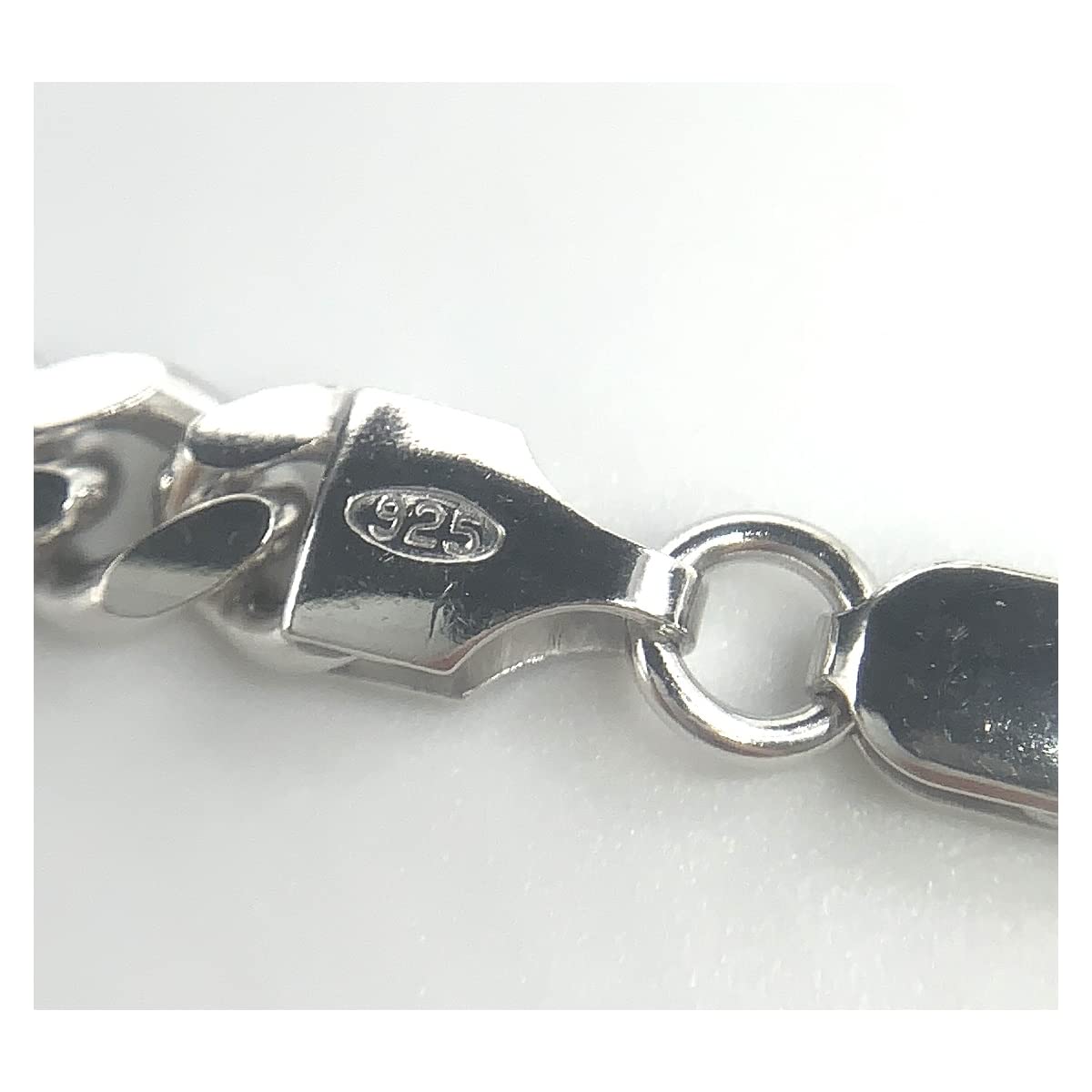 Duhaas® 925 Sterling Silver Rhodium Miami Cuban Link Chain (Made in Italy)