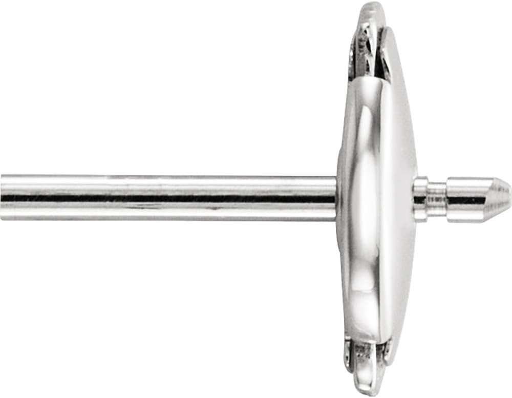 Duhaas Protektor LAPOSET Sterling Silver Earring Push Back with Double Notch Post – Secure Jewelry Clutch (1 Back & 1 Post)