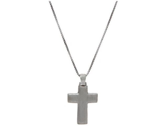 "The Story Within" Sterling Silver Cross Pendant w/ 18" Chain