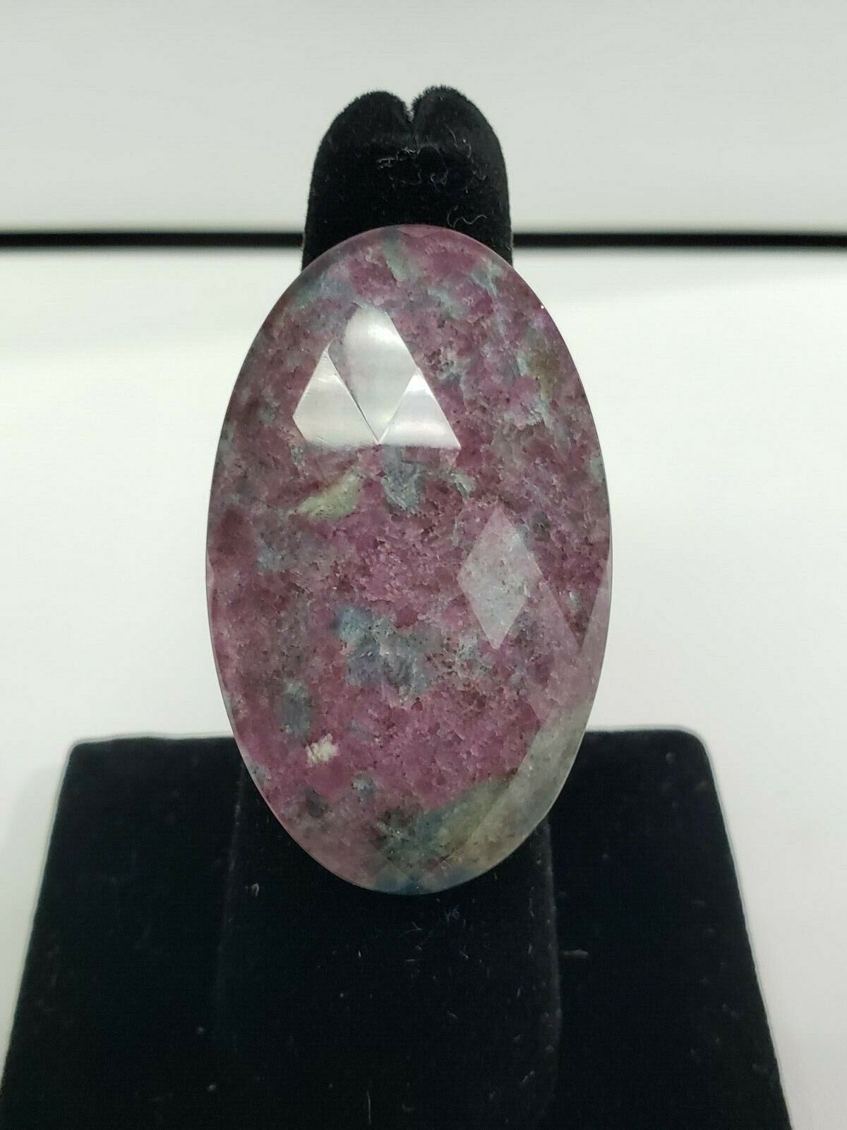 Colleen Lopez Ruby & Zooisite Gem Triplet Beauty In The Rough Ring Size 6