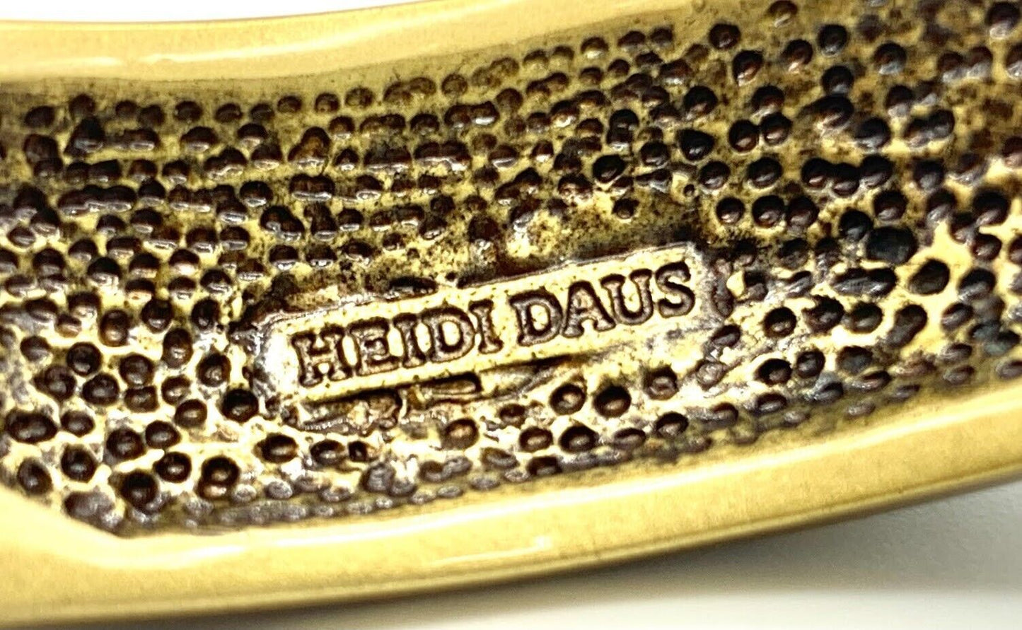 Heidi Daus " Timeless Beauty" Clear Crystal Bracelet Cuff, 6-3/4" SM