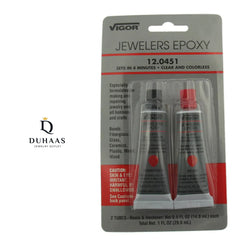 Vigor Jewelers Epoxy 2 Part Resin & Hardener Clear & Colorless Sets In 4 Minutes