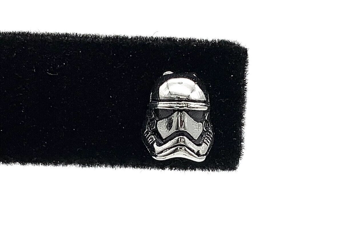 HSN Star Wars Stainless Steel Stormtrooper Stud Earring.