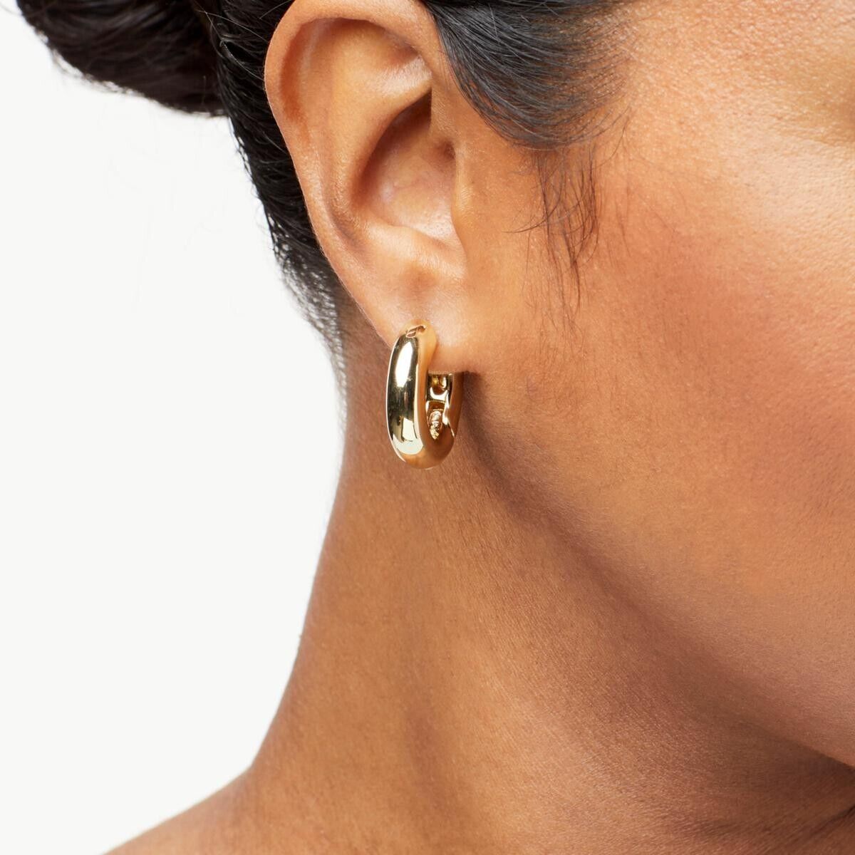 BAUBLEBAR Dalilah Goldtone Polished Hoop Earrings