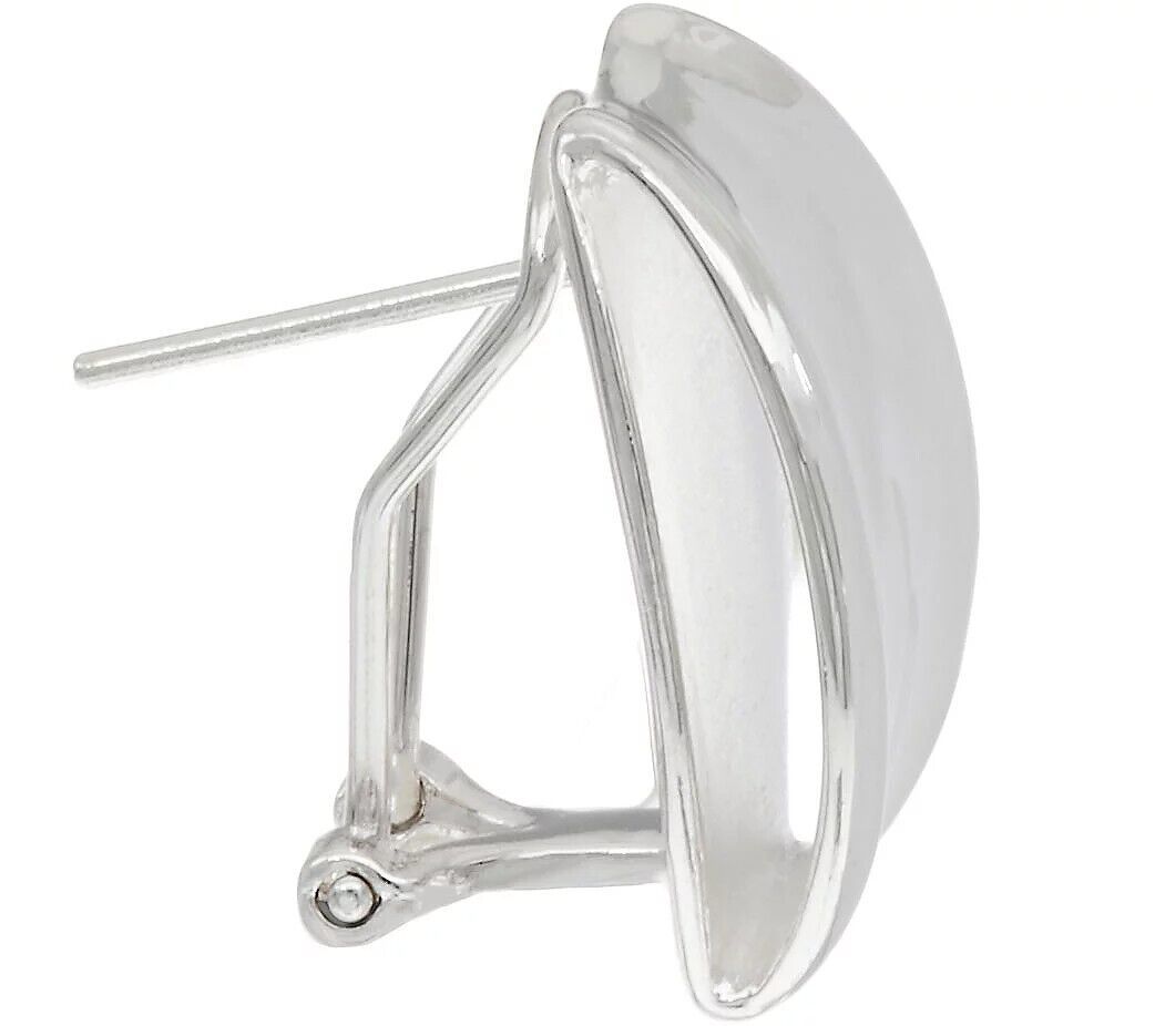 RLM White Bronze Link Stud Earrings | Earrings