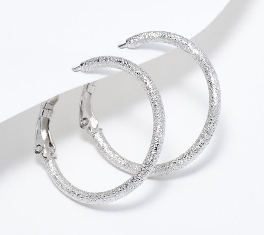 Lisa Freede x Silver Style Hoop Earrings