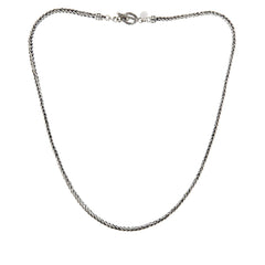 Bali Designs Toggle Clasp Foxtail Link Chain Necklace 20"