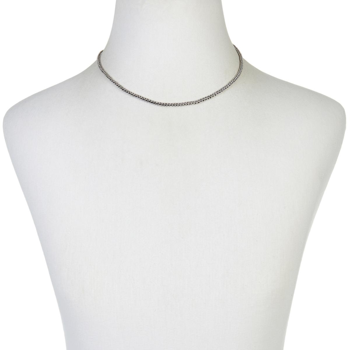 Bali Designs Toggle Clasp Foxtail Link Chain Necklace 20"
