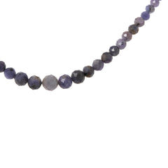 Jay King Sterling Silver Tanzanite Faceted Bead Necklace, 18"