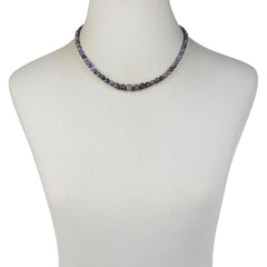 Jay King Sterling Silver Tanzanite Faceted Bead Necklace, 18"