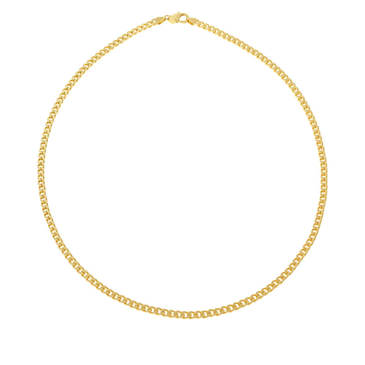 Bellezza Bronze Cuban-chain Necklace, 18"