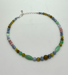 Jay King Sterling Silver Multi-gemstone Beaded Necklace, 18"