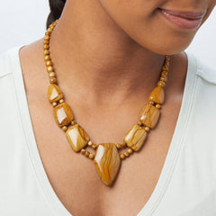 Jay King Sterling Silver Wild Horse Picture Jasper Necklace, 18"