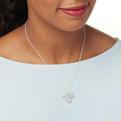 Herkimer Mines "Diamond" Quartz Multi-Cut Stone Drop Necklace, 17"