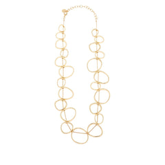 R.J. Graziano Goldtone Elements of Style Open Circle Necklace, 22"