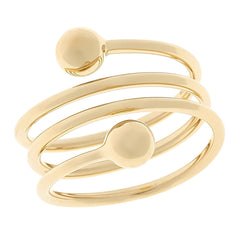 Made by Malyia Boundless 14K Vermeil Coil Ring, Size 8