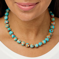 Connie Craig Carroll Jewelry Malone Composite Gem Beaded Necklace, 18"