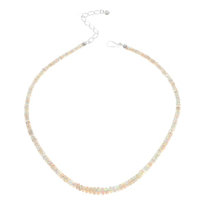 Jay King Sterling Silver Ethiopian Glacier Opal Necklace, 19"