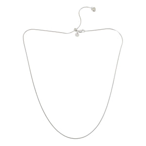 Canadian Ammolite Sterling Silver Chain, 22"