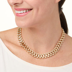 Baublebar Goldtone Thick Choker Necklace, 18"