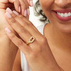 Absolute x Katharine McPhee Sterling Silver Goldclad 0.70ctw Imperial Rope Ring, Size 8