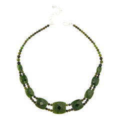 Jay King Sterling Silver Nephrite Jade & Labradorite Reversible Necklace, 18"