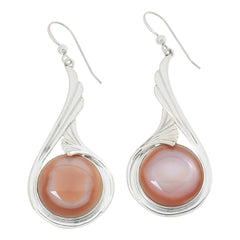 Jay King Sterling Silver Bluefer Shell Drop Earrings, 1"