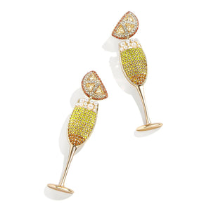 BaubleBar Multicolor Crystal Mimosa Earrings