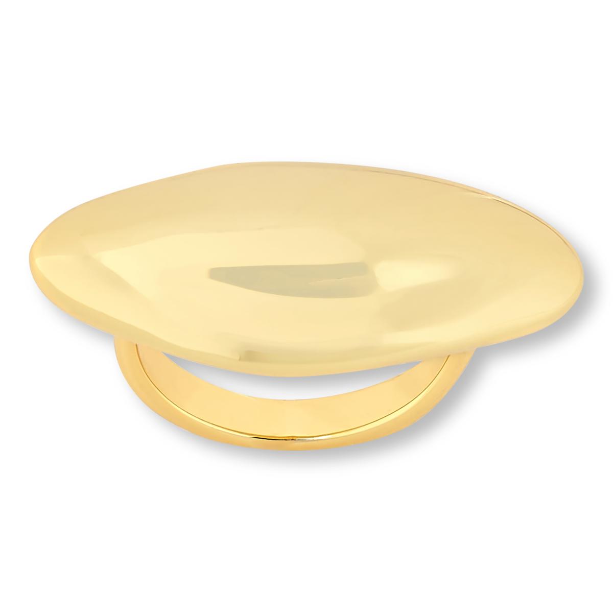 Bellezza Bronze Shiny Placket Ring, Size 6