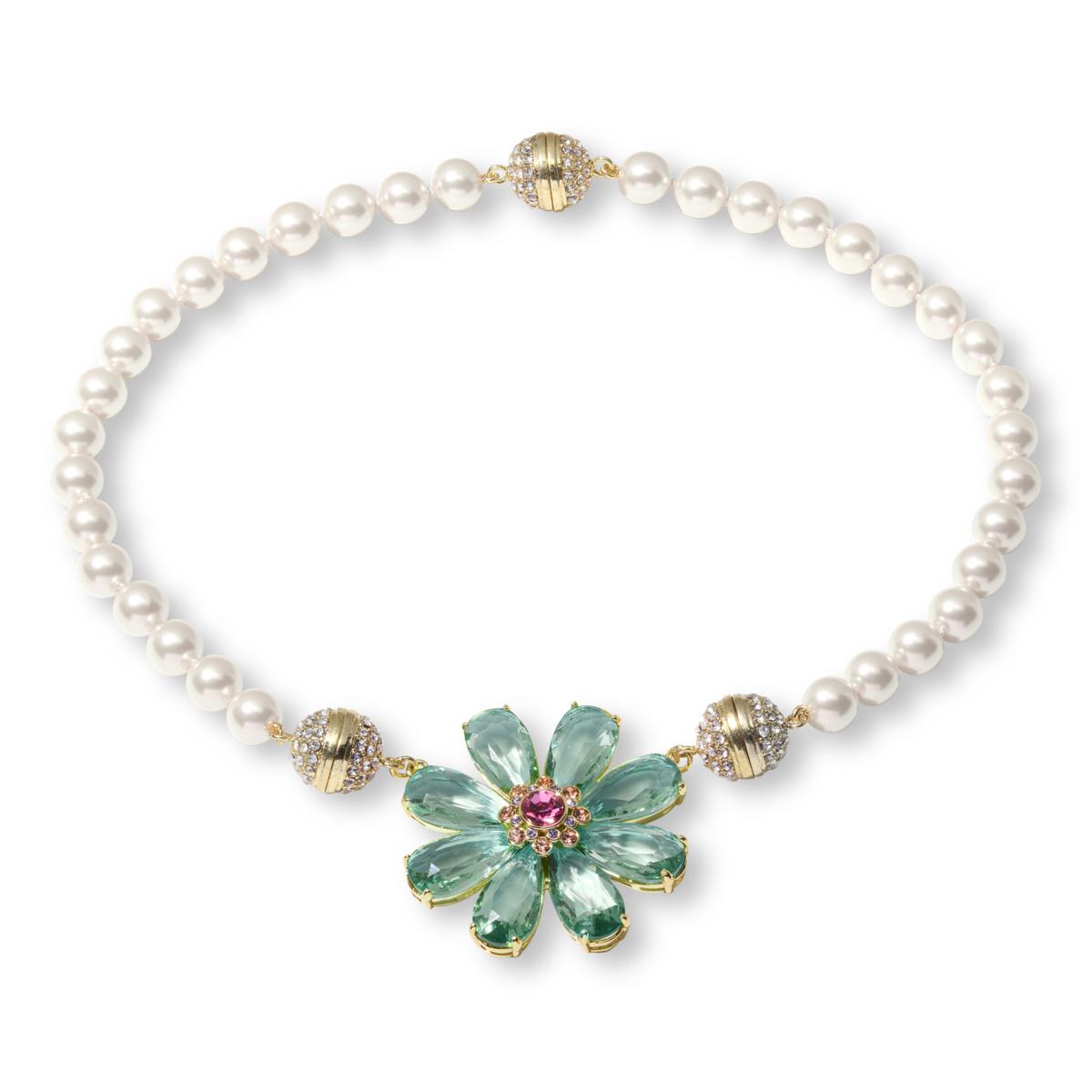 Heidi Daus "La Dolce Vita" Flower Pendant with Convertible Necklace