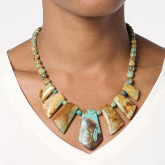 Jay King Sterling Silver Heavenly Well Lake Turquoise Necklace, 18"