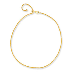 Fiorenza Sterling Silver Goldclad Daisy Sparkle Chain Necklace, Adjustable