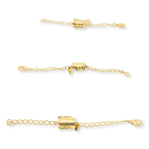 Absolute Goldtone Magic Magnet Extender 3-piece Set